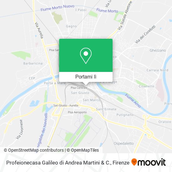 Mappa Profeionecasa Galileo di Andrea Martini & C.