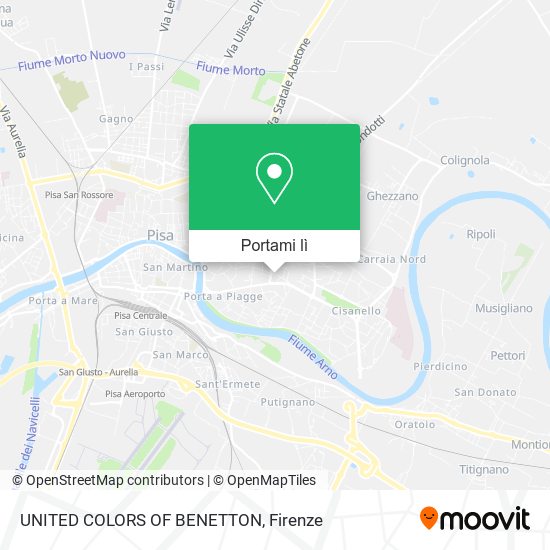 Mappa UNITED COLORS OF BENETTON