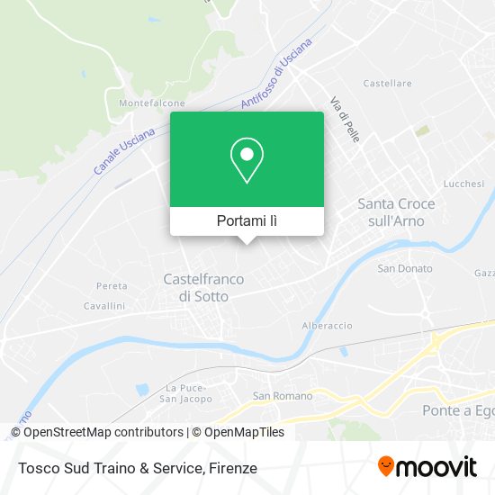 Mappa Tosco Sud Traino & Service