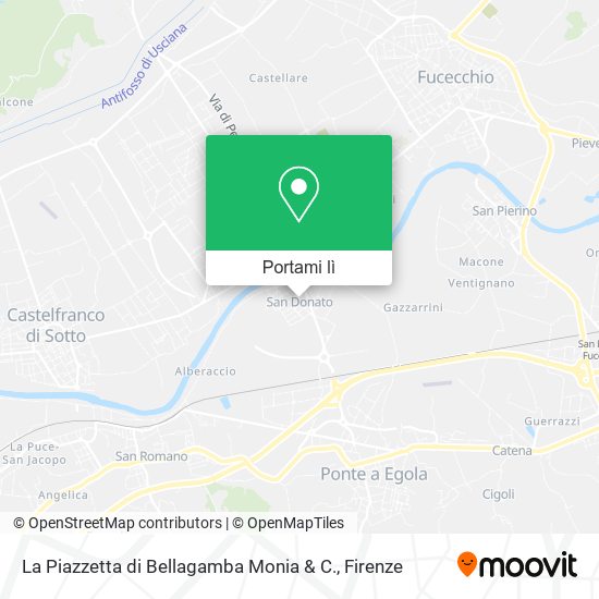 Mappa La Piazzetta di Bellagamba Monia & C.