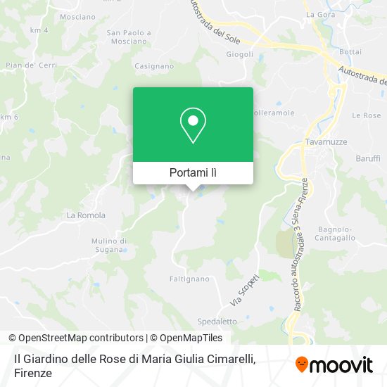 Mappa Il Giardino delle Rose di Maria Giulia Cimarelli