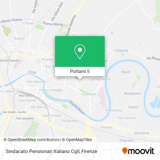 Mappa Sindacato Pensionati Italiano Cgil