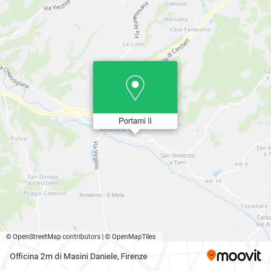 Mappa Officina 2m di Masini Daniele