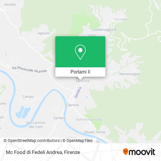 Mappa Mc Food di Fedeli Andrea