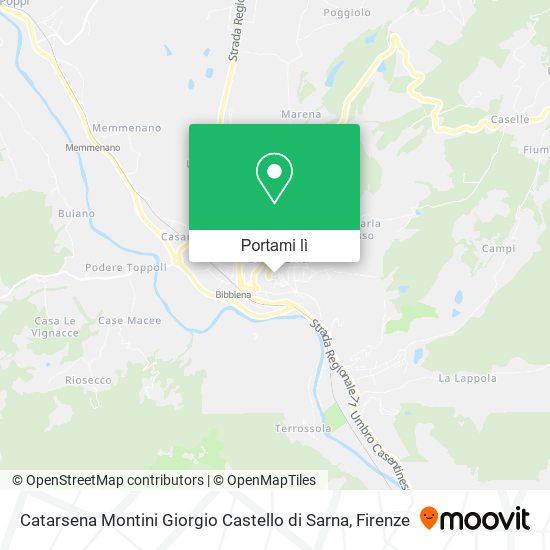Mappa Catarsena Montini Giorgio Castello di Sarna