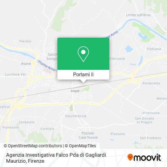 Mappa Agenzia Investigativa Falco Pda di Gagliardi Maurizio