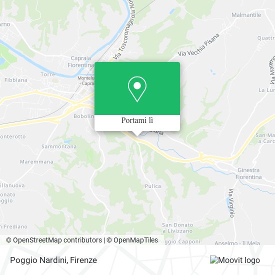 Mappa Poggio Nardini