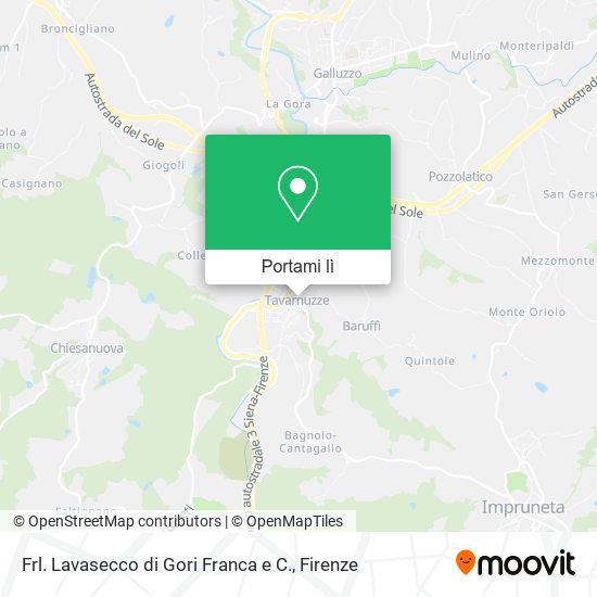 Mappa Frl. Lavasecco di Gori Franca e C.
