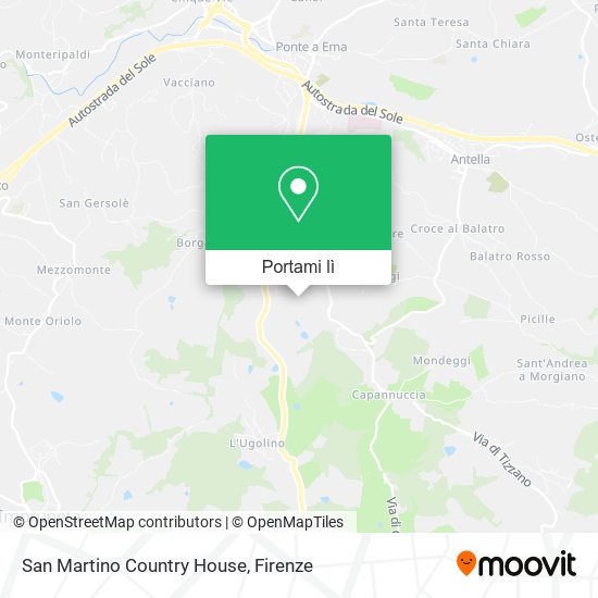 Mappa San Martino Country House