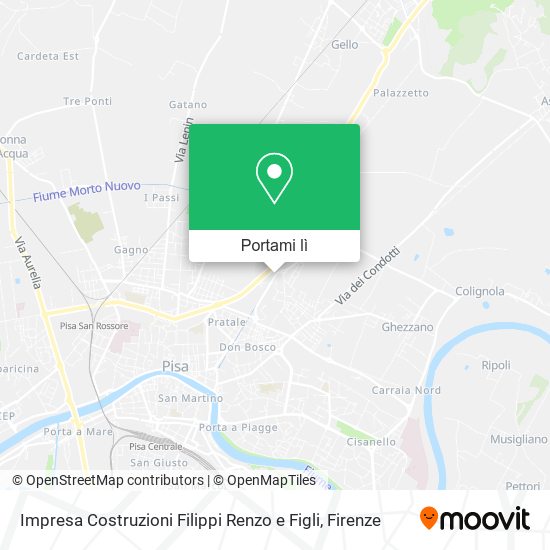 Mappa Impresa Costruzioni Filippi Renzo e Figli