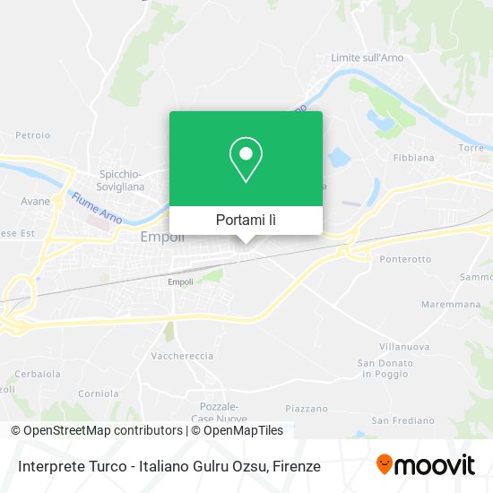 Mappa Interprete Turco - Italiano Gulru Ozsu