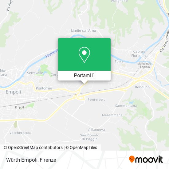 Mappa Würth Empoli