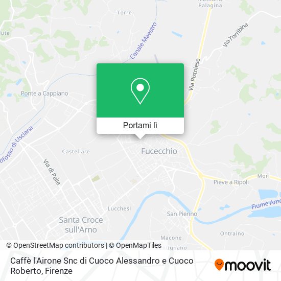 Mappa Caffè l'Airone Snc di Cuoco Alessandro e Cuoco Roberto