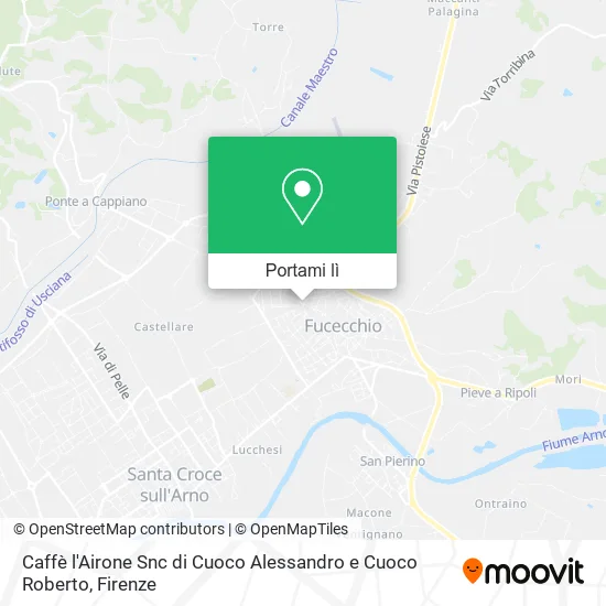 Mappa Caffè l'Airone Snc di Cuoco Alessandro e Cuoco Roberto