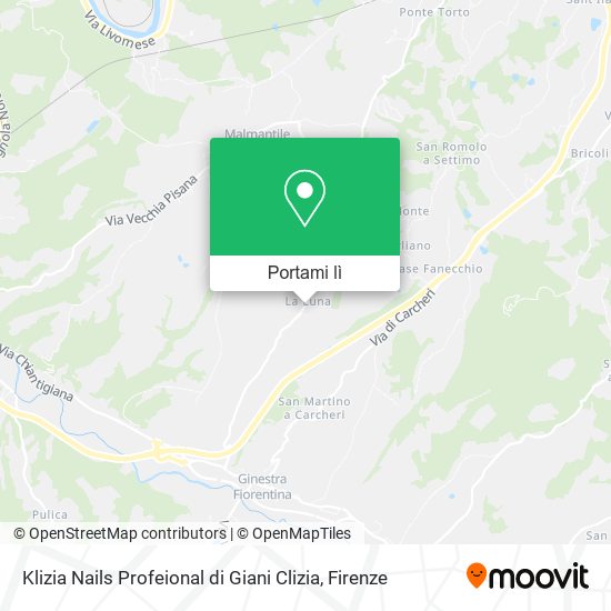 Mappa Klizia Nails Profeional di Giani Clizia