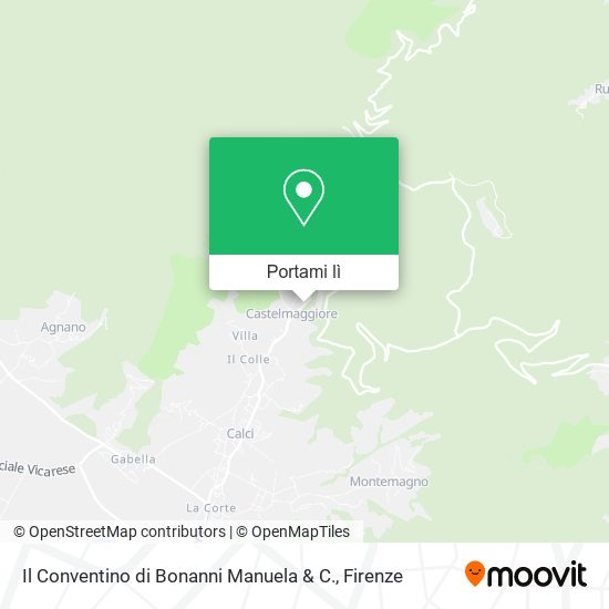 Mappa Il Conventino di Bonanni Manuela & C.
