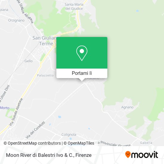 Mappa Moon River di Balestri Ivo & C.