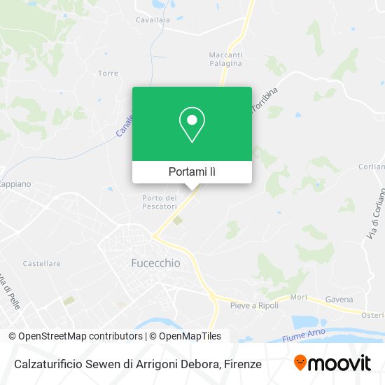 Mappa Calzaturificio Sewen di Arrigoni Debora