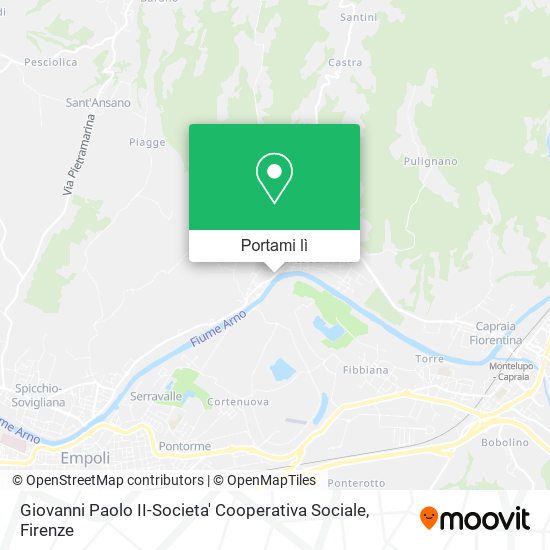 Mappa Giovanni Paolo II-Societa' Cooperativa Sociale