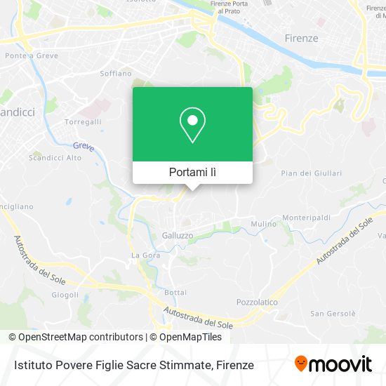 Mappa Istituto Povere Figlie Sacre Stimmate