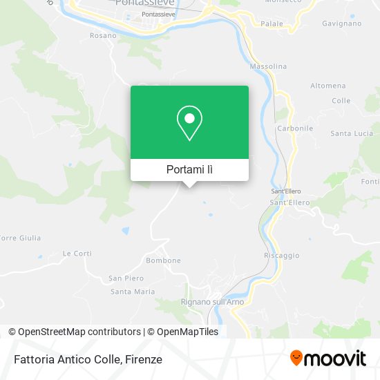 Mappa Fattoria Antico Colle