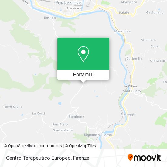 Mappa Centro Terapeutico Europeo