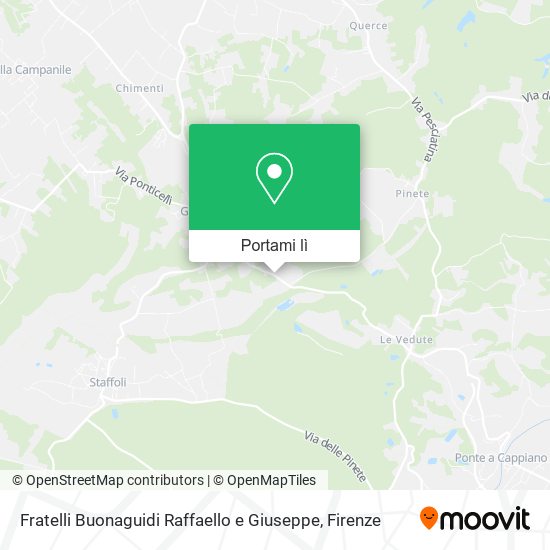 Mappa Fratelli Buonaguidi Raffaello e Giuseppe