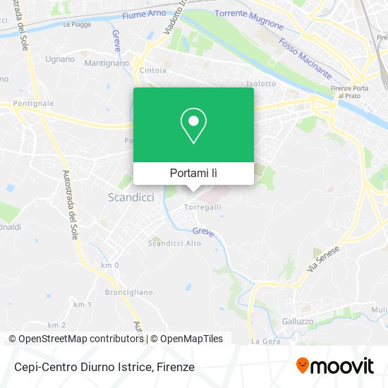 Mappa Cepi-Centro Diurno Istrice