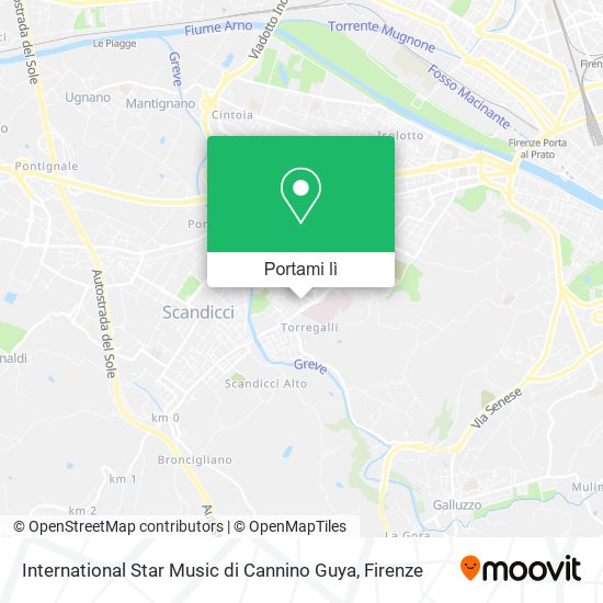 Mappa International Star Music di Cannino Guya