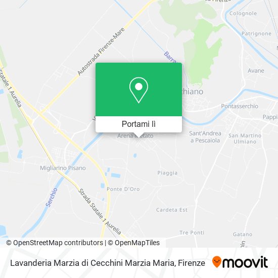 Mappa Lavanderia Marzia di Cecchini Marzia Maria