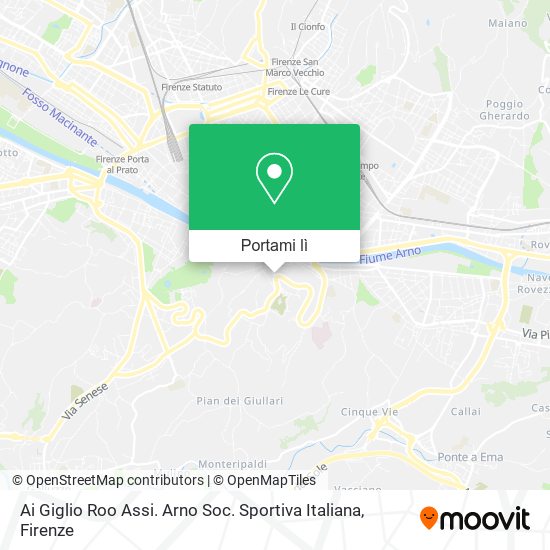 Mappa Ai Giglio Roo Assi. Arno Soc. Sportiva Italiana