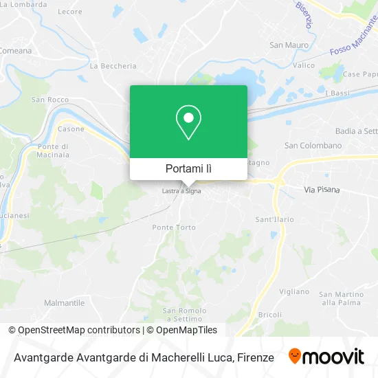 Mappa Avantgarde Avantgarde di Macherelli Luca