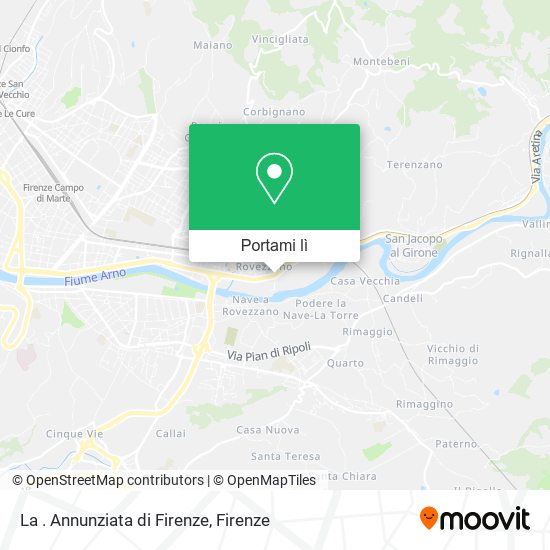 Mappa La . Annunziata di Firenze