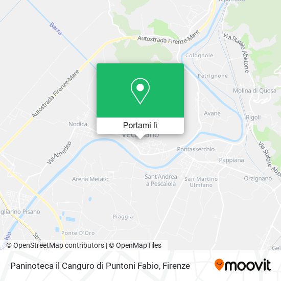 Mappa Paninoteca il Canguro di Puntoni Fabio