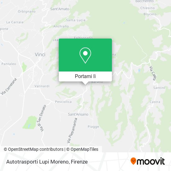 Mappa Autotrasporti Lupi Moreno