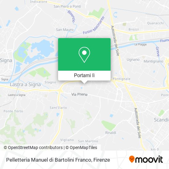 Mappa Pelletteria Manuel di Bartolini Franco