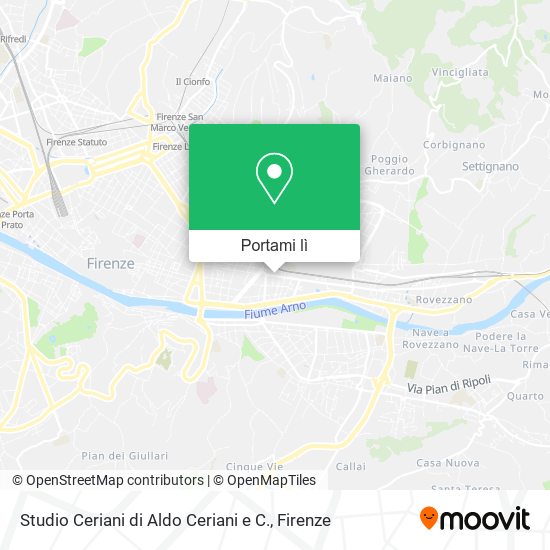 Mappa Studio Ceriani di Aldo Ceriani e C.