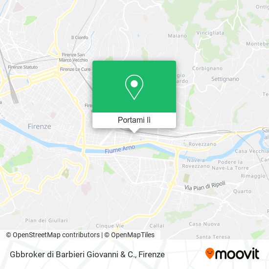 Mappa Gbbroker di Barbieri Giovanni & C.