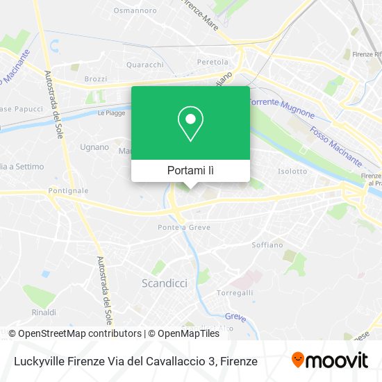 Mappa Luckyville Firenze Via del Cavallaccio 3