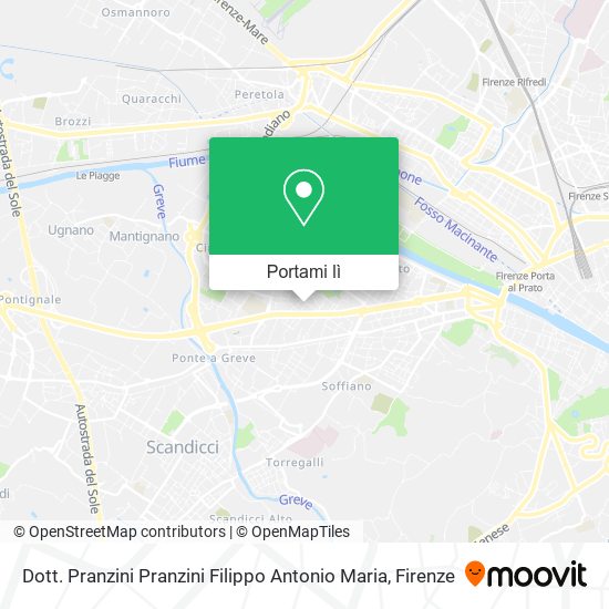 Mappa Dott. Pranzini Pranzini Filippo Antonio Maria