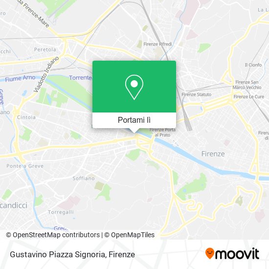 Mappa Gustavino Piazza Signoria