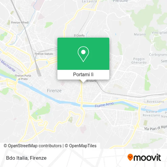 Mappa Bdo Italia