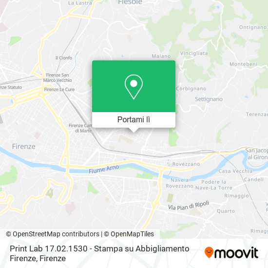 Mappa Print Lab 17.02.1530 - Stampa su Abbigliamento Firenze