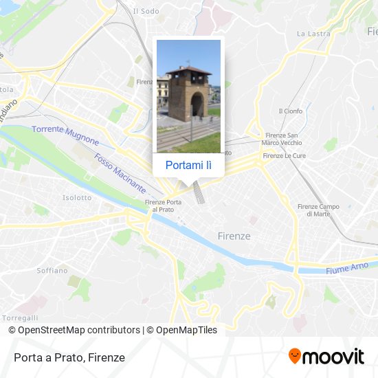 Mappa Porta a Prato