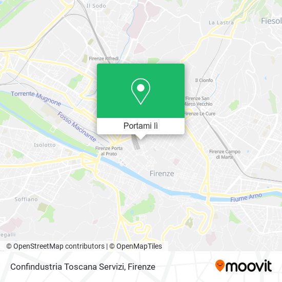 Mappa Confindustria Toscana Servizi