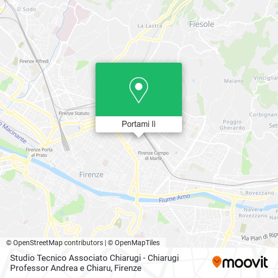 Mappa Studio Tecnico Associato Chiarugi - Chiarugi Professor Andrea e Chiaru
