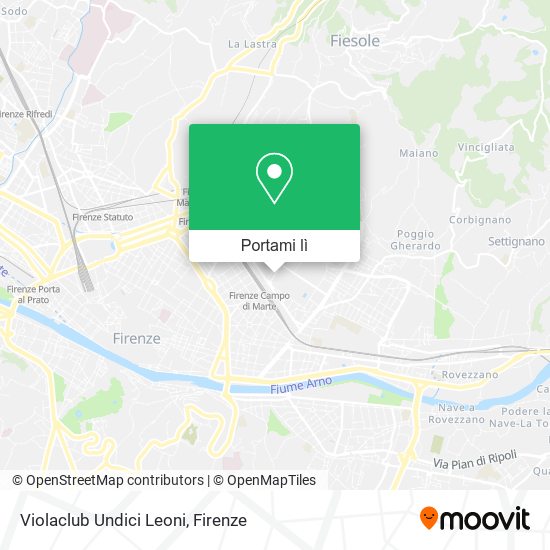 Mappa Violaclub Undici Leoni
