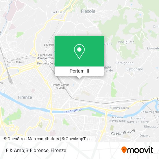 Mappa F & Amp;B Florence