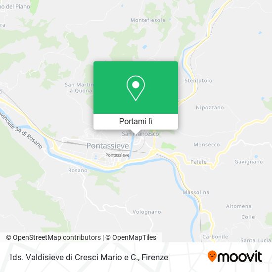 Mappa Ids. Valdisieve di Cresci Mario e C.