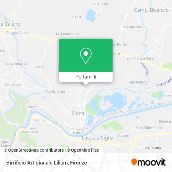 Mappa Birrificio Artigianale Lilium